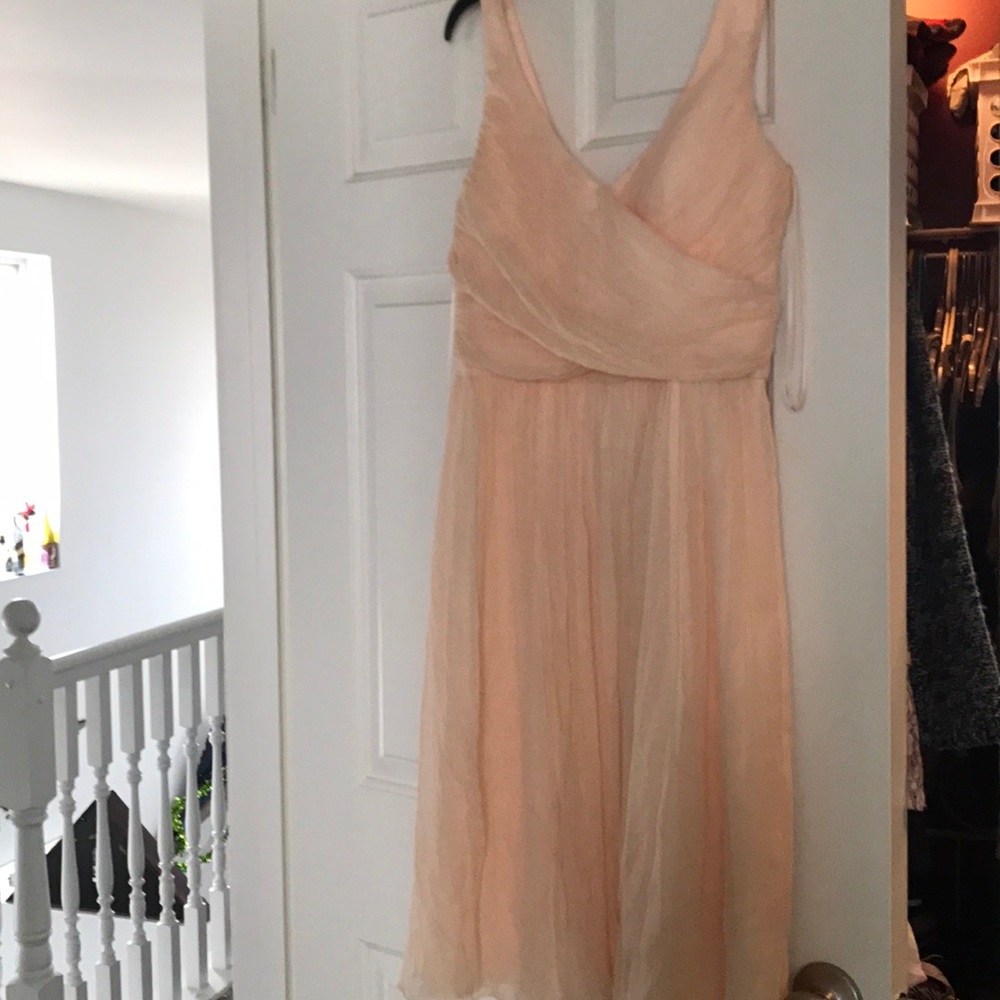 J crew blush dress